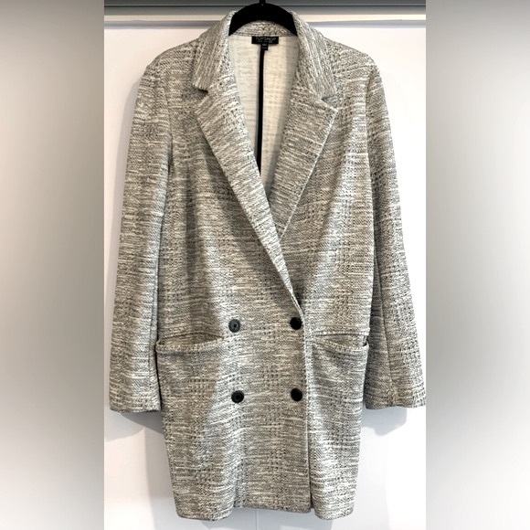 Topshop Jackets & Blazers - Excellent Condition, Topshop, Longline Double Breasted Slouchy Blazer, Size 4